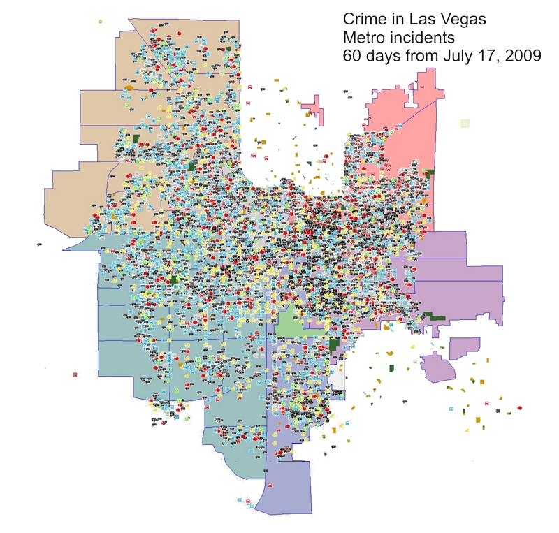 Las Vegas Crime Statistics Map